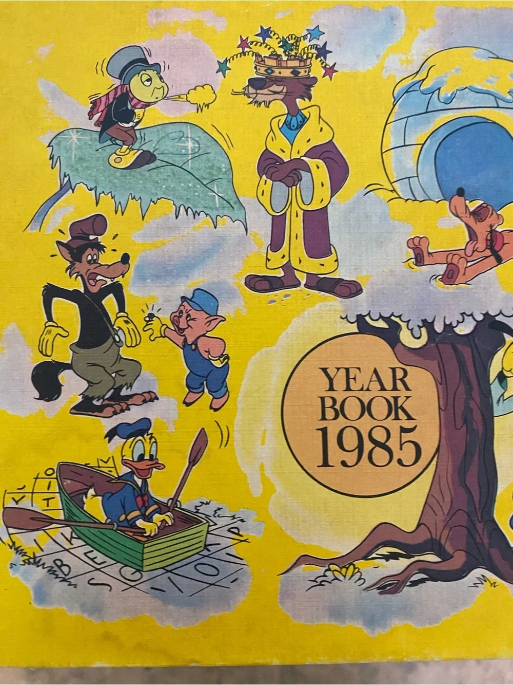 Disney vintage yellow